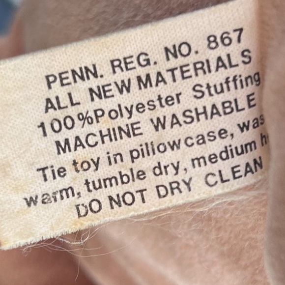 Vintage 1985 Tonka Pound Purries Plush Cat Stuffed Animal Heart Tag Rare Kitty - Picture 9 of 9